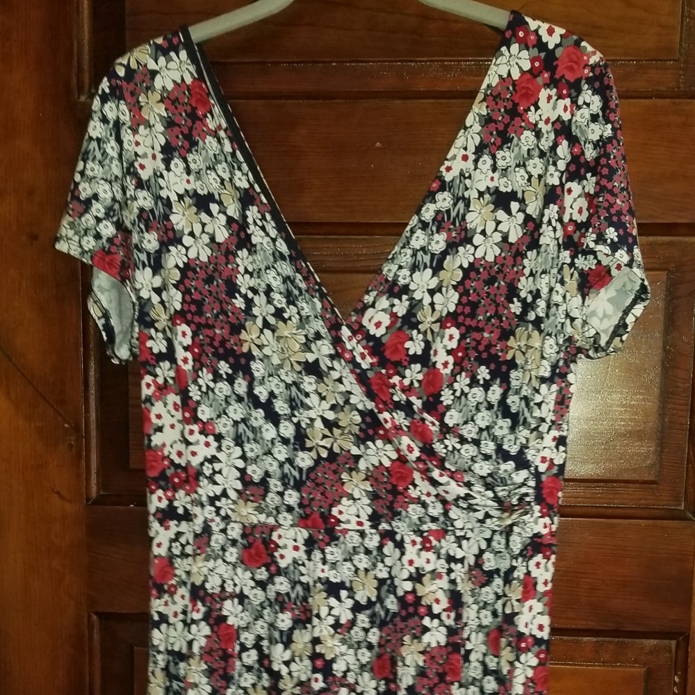 Faux Wrap Dress